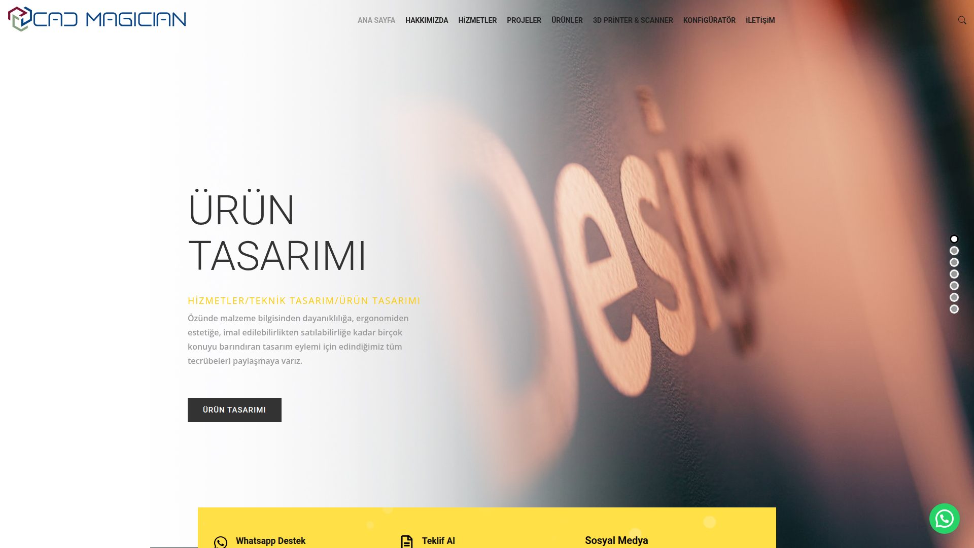 CAD Magician ana sayfa görüntüsü