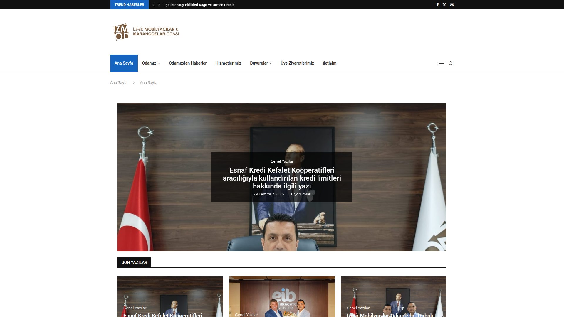 İZMOD ana sayfa görüntüsü